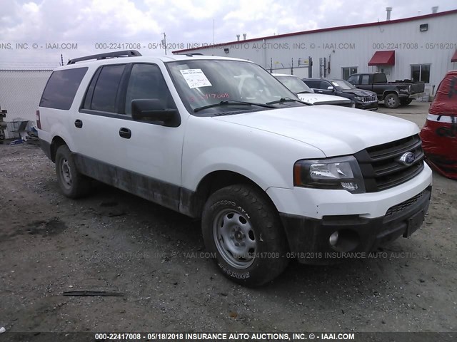 1FMJK1GT1FEF11390 - 2015 FORD EXPEDITION EL XL WHITE photo 1