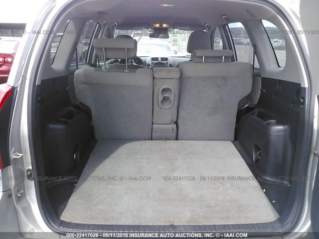 2T3ZF33V99W002949 - 2009 TOYOTA RAV4 SILVER photo 8