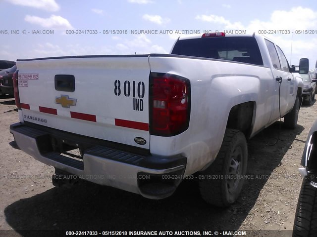 1GC1CUEG7FF162819 - 2015 CHEVROLET SILVERADO C2500 HEAVY DUTY WHITE photo 4