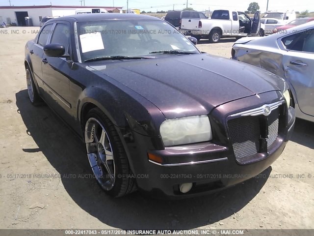 2C3JA53G95H136870 - 2005 CHRYSLER 300 TOURING PURPLE photo 1