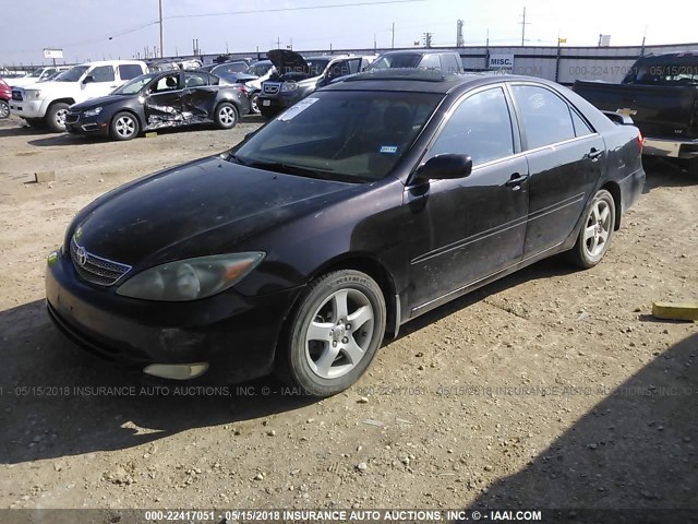 JTDBF32K320006515 - 2002 TOYOTA CAMRY LE/XLE/SE შავი ფოტო 2