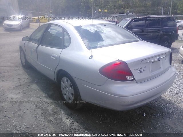 1FAFP52U23A262514 - 2003 FORD TAURUS LX GRAY photo 3