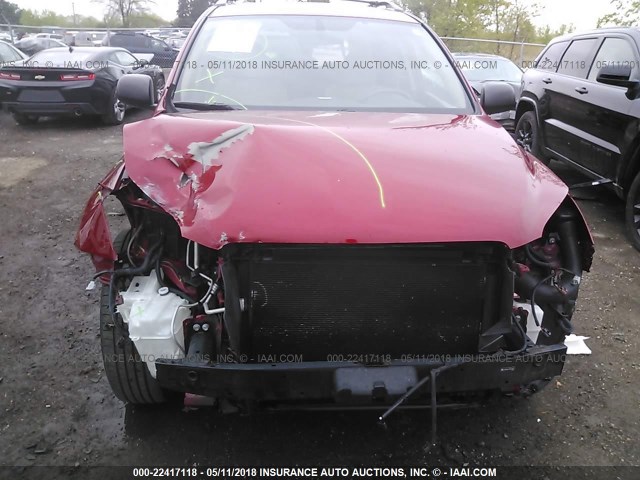 JTMBF4DV7A5029407 - 2010 TOYOTA RAV4 RED photo 6