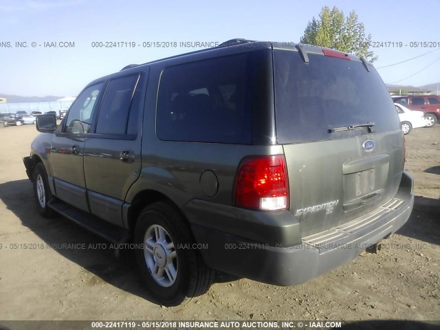 1FMPU16L04LA53596 - 2004 FORD EXPEDITION XLT მწვანე ფოტო 3