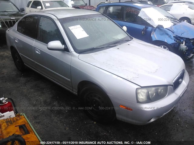 KMHDN45D02U307293 - 2002 HYUNDAI ELANTRA GLS/GT SILVER photo 1