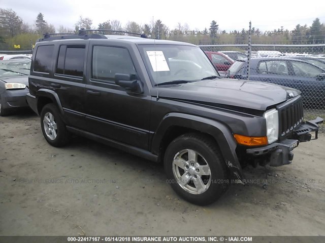 1J8HG48K36C151832 - 2006 JEEP COMMANDER ნაცრისფერი ფოტო 1