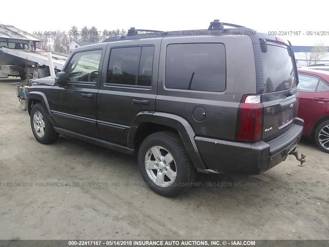 1J8HG48K36C151832 - 2006 JEEP COMMANDER ნაცრისფერი ფოტო 3