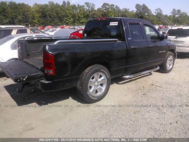 1D7HA18Z52J260888 - 2002 DODGE RAM 1500 BLACK photo 4