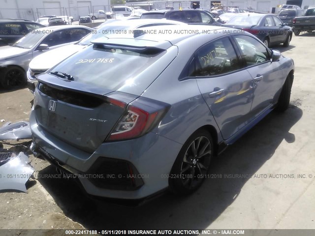 SHHFK7H49JU201448 - 2018 HONDA CIVIC SPORT 灰色 照片 4