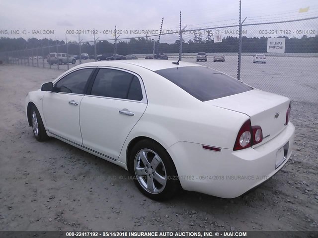 1G1ZK57B48F295434 - 2008 CHEVROLET MALIBU LTZ WHITE photo 3