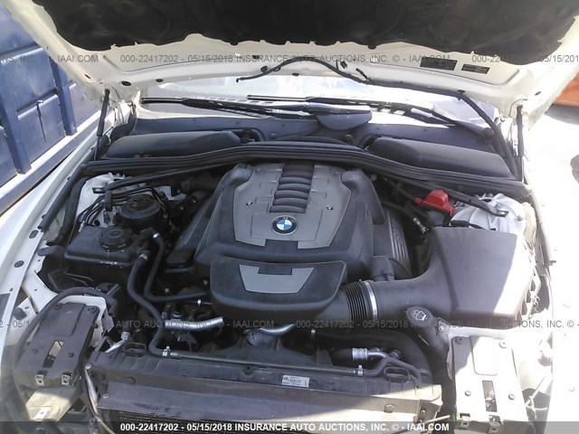 WBAEK13547CN84132 - 2007 BMW 650 I WHITE photo 10