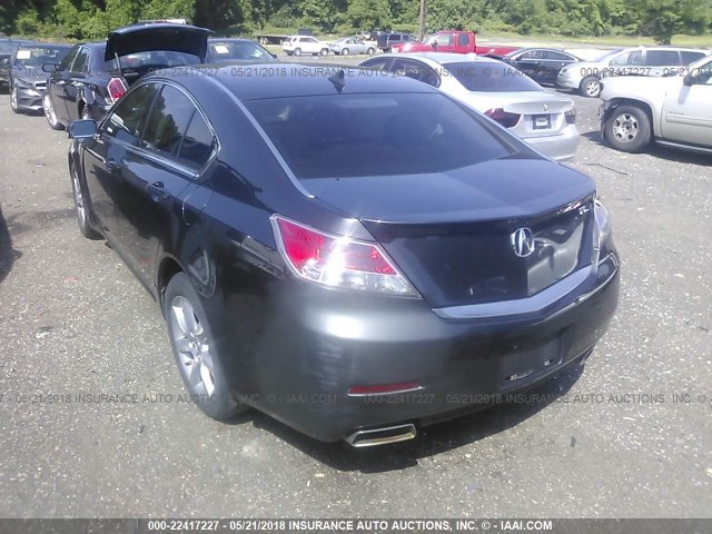 19UUA8F5XEA001935 - 2014 ACURA TL TECH GRAY photo 3