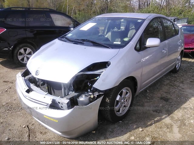 JTDKB20UX83347699 - 2008 TOYOTA PRIUS SILVER photo 2