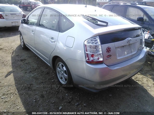 JTDKB20UX83347699 - 2008 TOYOTA PRIUS SILVER photo 3