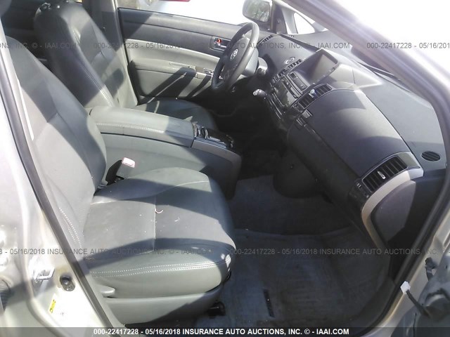 JTDKB20UX83347699 - 2008 TOYOTA PRIUS SILVER photo 5