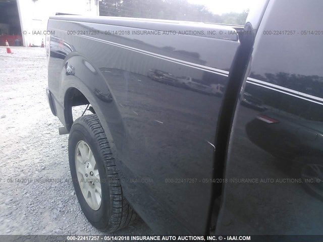 1FTEX1CM2CKD12349 - 2012 FORD F150 SUPER CAB BLACK photo 6