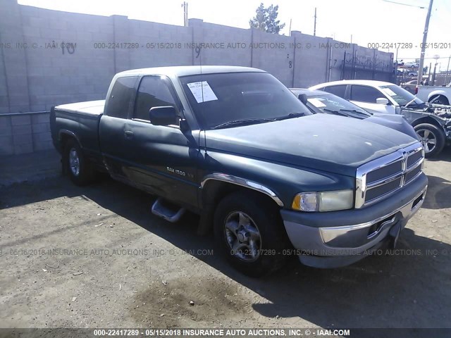 3B7HC13YXVM573977 - 1997 DODGE RAM 1500 GREEN photo 1