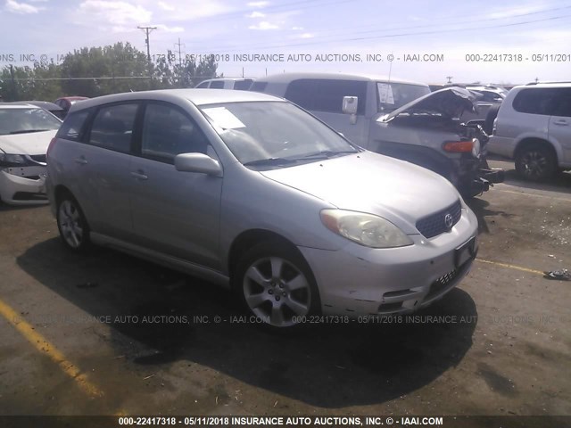 2T1KR32E23C081022 - 2003 TOYOTA COROLLA MATRIX XR SILVER photo 1