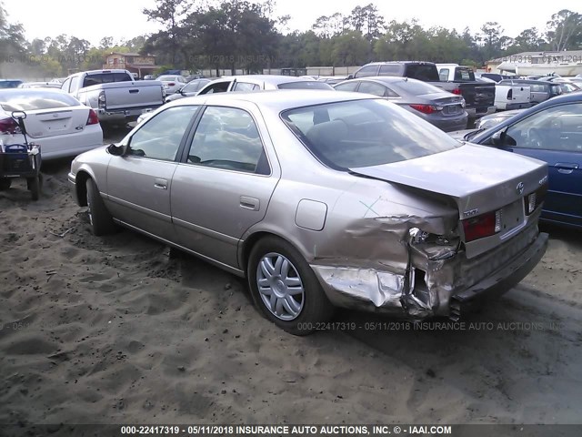 4T1BG28K31U783326 - 2001 TOYOTA CAMRY CE/LE/XLE 金色 照片 3