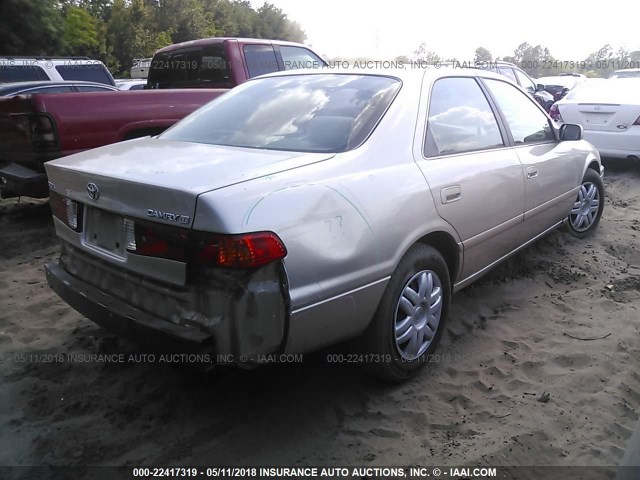 4T1BG28K31U783326 - 2001 TOYOTA CAMRY CE/LE/XLE 金色 照片 4