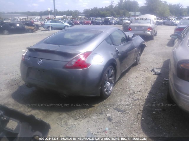 JN1AZ4EH7EM632254 - 2014 NISSAN 370Z TOURING/NISMO GRAY photo 4