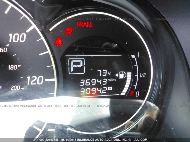 3N1CE2CP7FL448401 - 2015 NISSAN VERSA NOTE S/S PLUS/SV/SL/SR RED photo 7