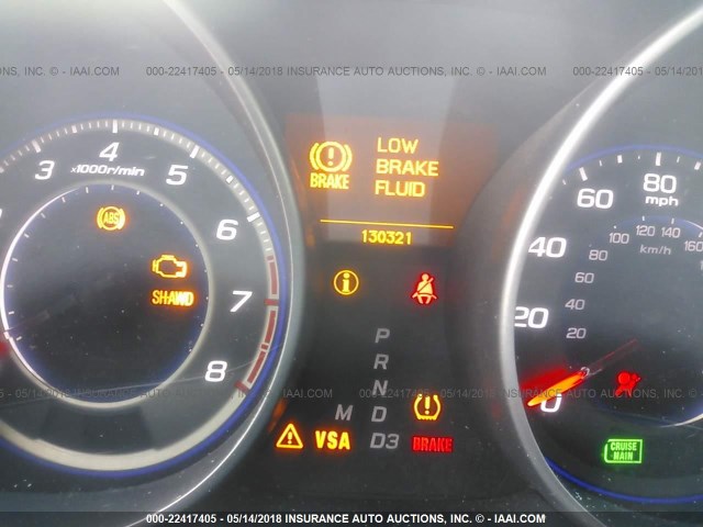 2HNYD28419H522519 - 2009 ACURA MDX TECHNOLOGY BLACK photo 7