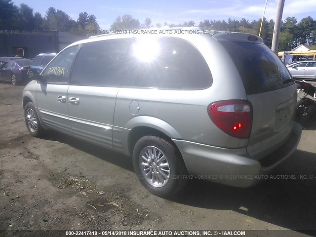 2C8GP64LX3R126327 - 2003 CHRYSLER TOWN & COUNTRY LIMITED GRAY photo 3