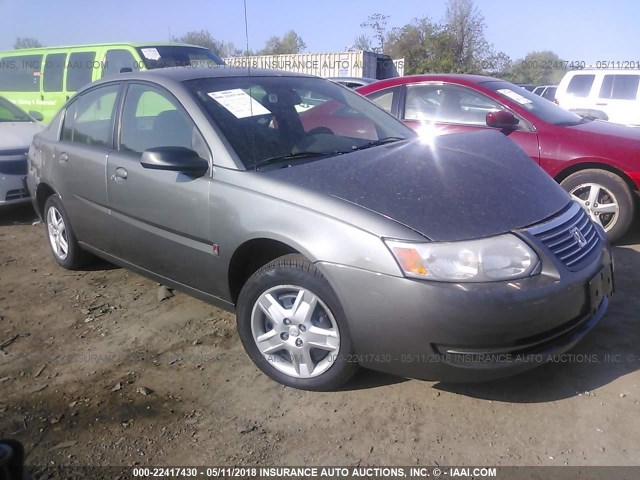 1G8AJ55F47Z115759 - 2007 SATURN ION LEVEL 2 GRAY photo 1