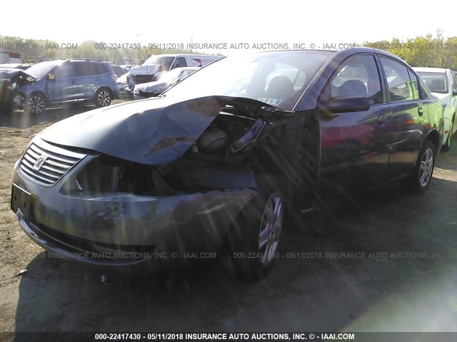 1G8AJ55F47Z115759 - 2007 SATURN ION LEVEL 2 GRAY photo 2