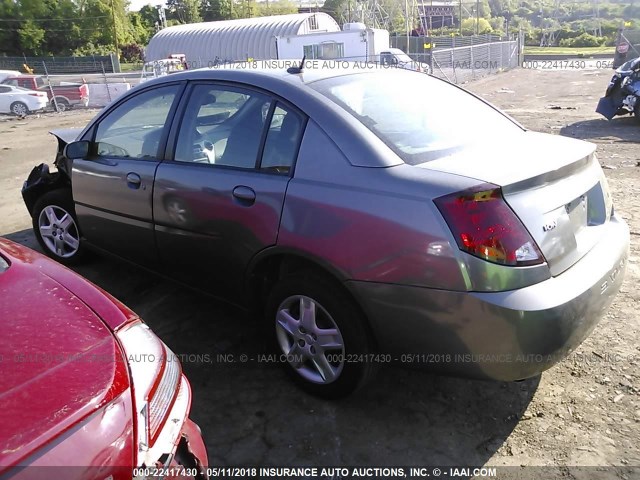 1G8AJ55F47Z115759 - 2007 SATURN ION LEVEL 2 GRAY photo 3