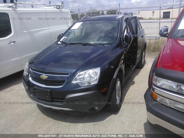 3GNAL2EK1ES545858 - 2014 CHEVROLET CAPTIVA LS 黑色 照片 2