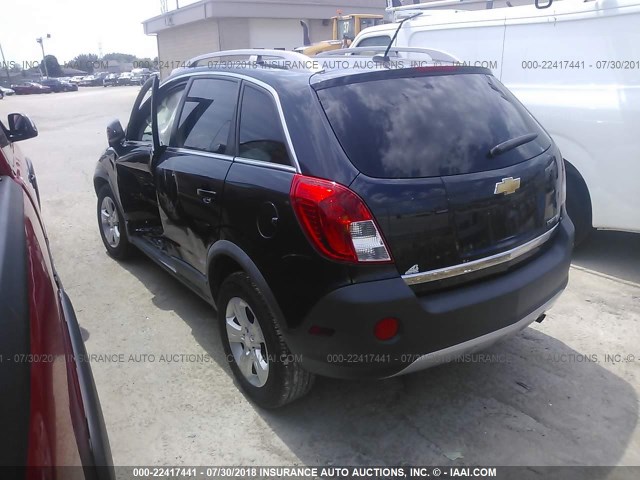 3GNAL2EK1ES545858 - 2014 CHEVROLET CAPTIVA LS 黑色 照片 3