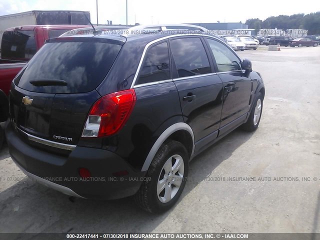 3GNAL2EK1ES545858 - 2014 CHEVROLET CAPTIVA LS 黑色 照片 4