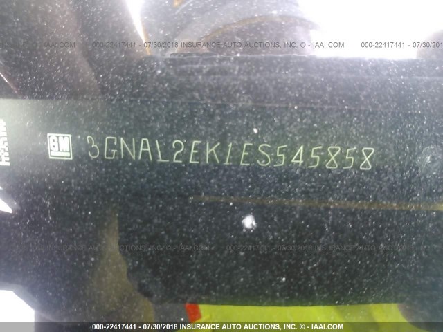 3GNAL2EK1ES545858 - 2014 CHEVROLET CAPTIVA LS 黑色 照片 9