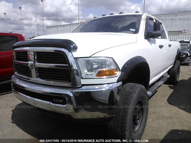 3C6TD5HT0CG168399 - 2012 DODGE RAM 2500 ST WHITE photo 2