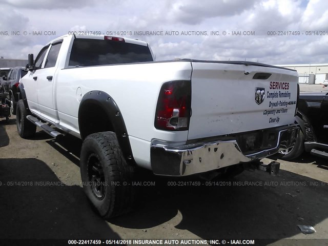 3C6TD5HT0CG168399 - 2012 DODGE RAM 2500 ST WHITE photo 3