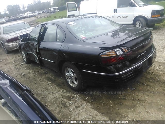 1G2HX54K124134300 - 2002 PONTIAC BONNEVILLE SE BLACK photo 3