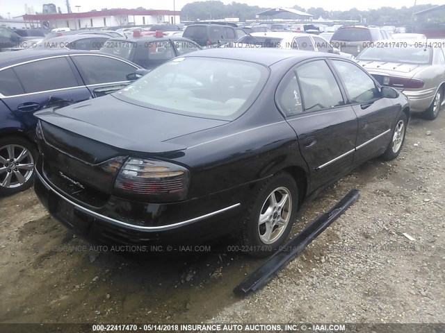 1G2HX54K124134300 - 2002 PONTIAC BONNEVILLE SE BLACK photo 4