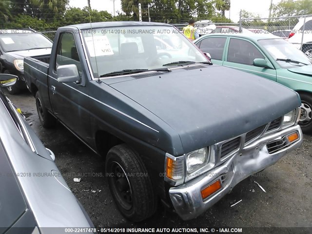 1N6SD11S3PC430727 - 1993 NISSAN TRUCK SHORT WHEELBASE GRAY photo 1