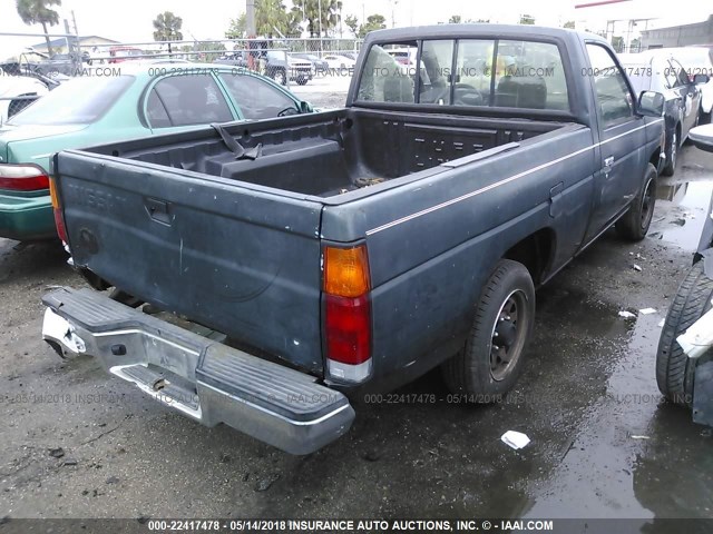 1N6SD11S3PC430727 - 1993 NISSAN TRUCK SHORT WHEELBASE GRAY photo 4