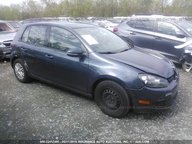 WVWDB7AJ5DW108287 - 2013 VOLKSWAGEN GOLF 蓝色 照片 1