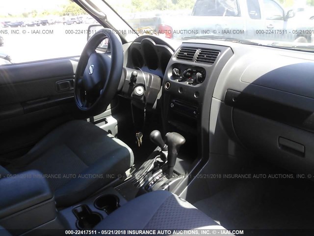 5N1ED28Y72C519768 - 2002 NISSAN XTERRA XE/SE SILVER photo 5