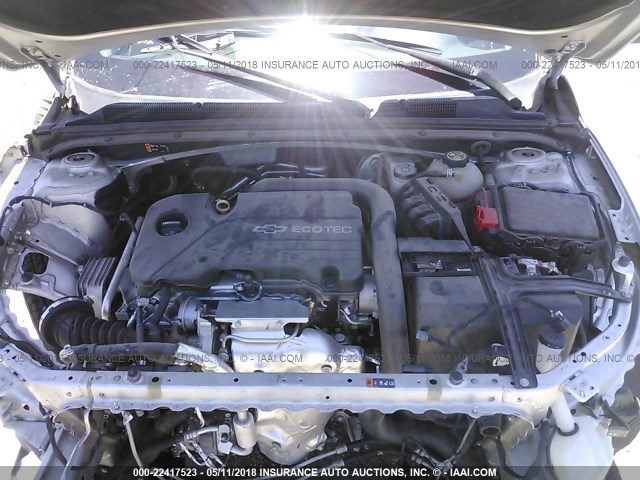 1G1ZB5ST5GF305676 - 2016 CHEVROLET MALIBU LS 银色 照片 10