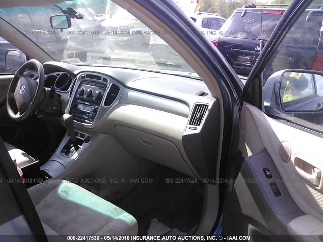 JTEEP21A660158660 - 2006 TOYOTA HIGHLANDER LIMITED BLUE photo 5