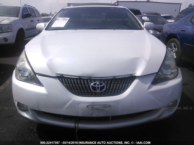 4T1CA38P94U022845 - 2004 TOYOTA CAMRY SOLARA SE/SLE თეთრი ფოტო 6