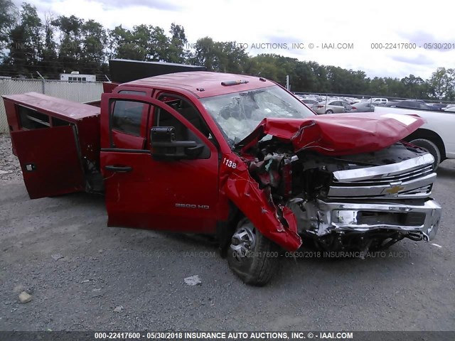 1GB5CYCGXGZ242275 - 2016 CHEVROLET SILVERADO 3500 C3500 RED photo 1