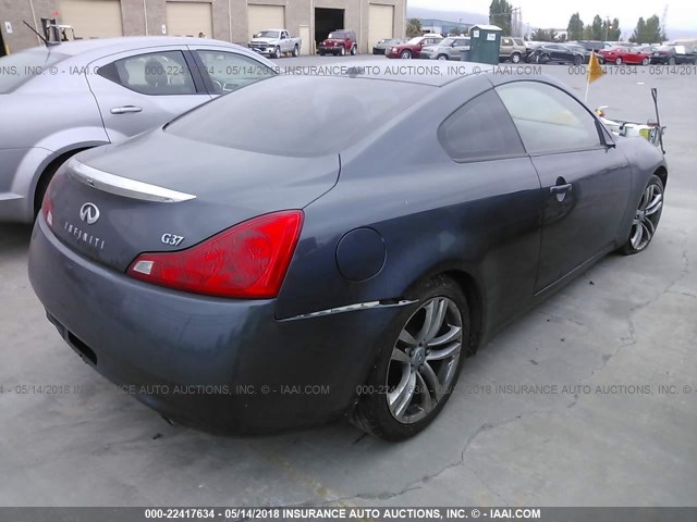 JNKCV64E38M126668 - 2008 INFINITI G37 JOURNEY/SPORT GRAY photo 4