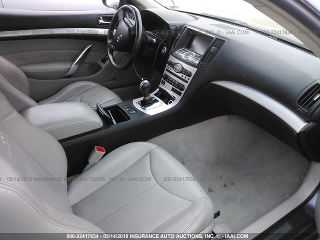 JNKCV64E38M126668 - 2008 INFINITI G37 JOURNEY/SPORT GRAY photo 5