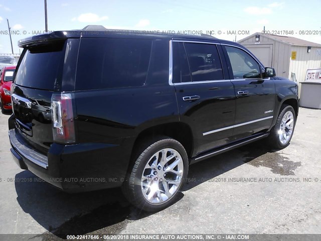 1GKS2CKJXGR432230 - 2016 GMC YUKON DENALI BLACK photo 4